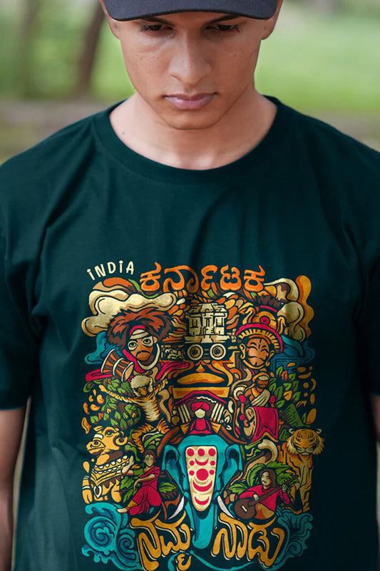 Celebrating Karnataka TShirt | Vibrant Karnataka TShirt