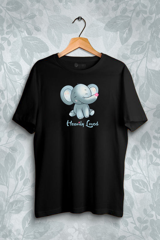 Heavily Loved TShirt | Baby Elephant TShirt | Animal Series