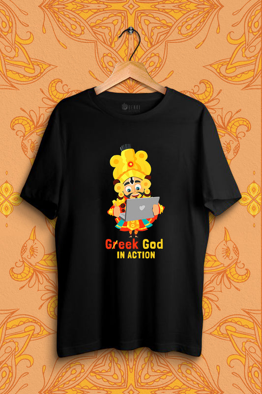 Geek God T-Shirt | Yakshagana with Dialog TShirt | Yaksha Series