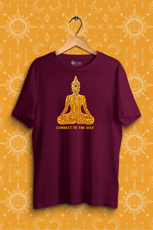 Buddha TShirt | Connect To Self TShirt | Yoga Wellness Series