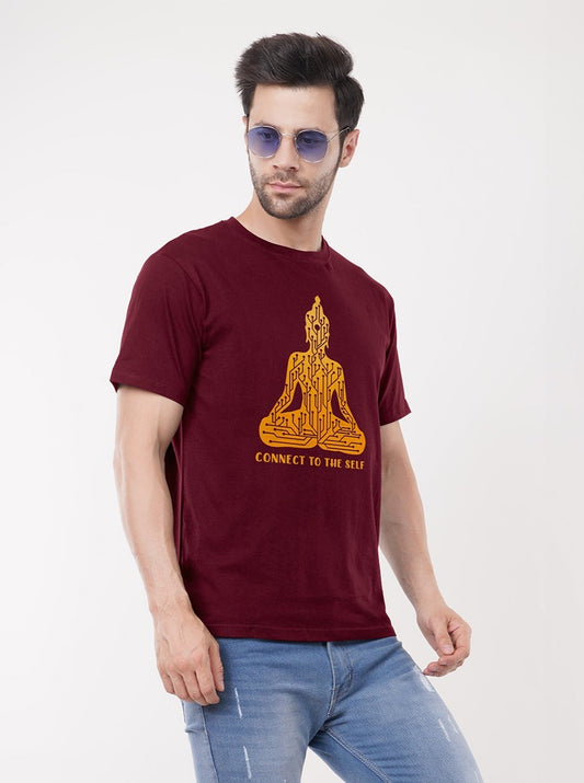 Buddha TShirt | Connect To Self TShirt | Yoga Wellness Series