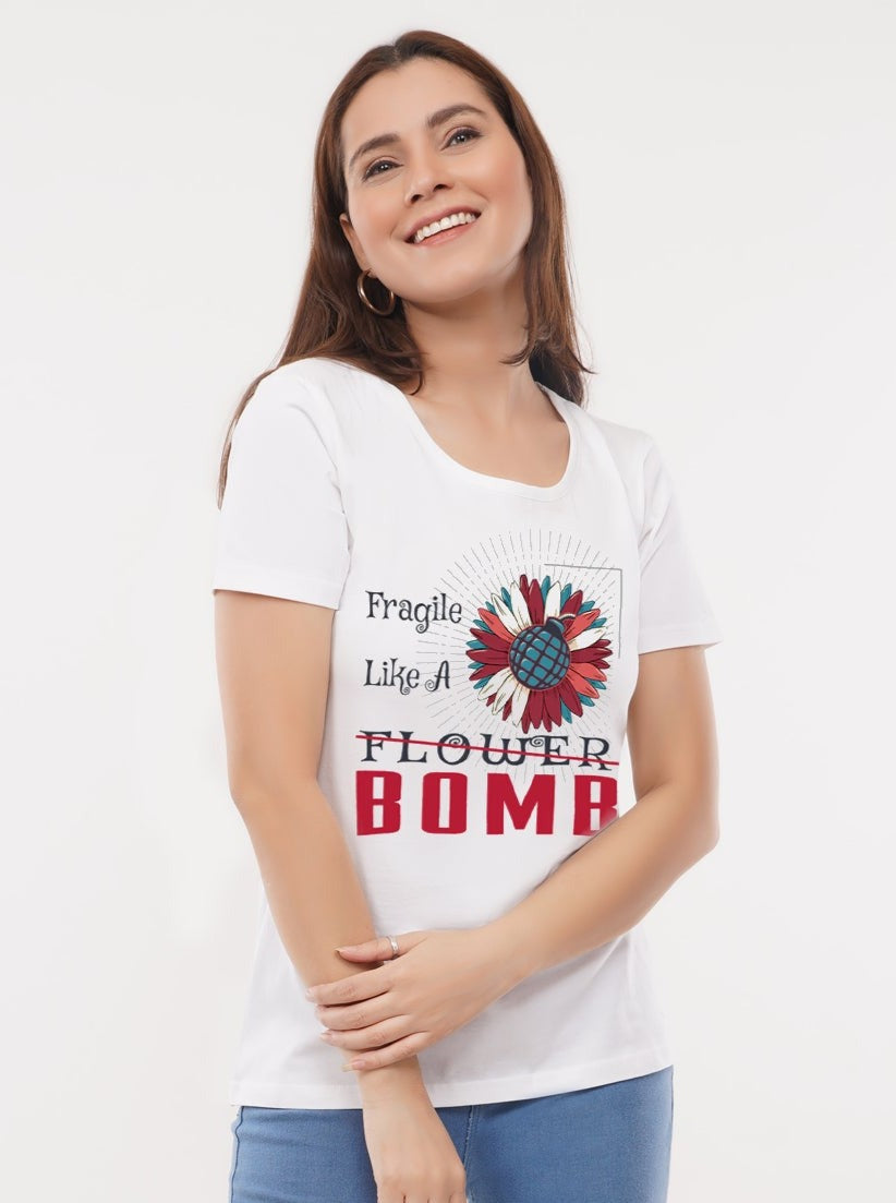 Fragile Like a Bomb TShirt | Girl's TShirt | Women Collection