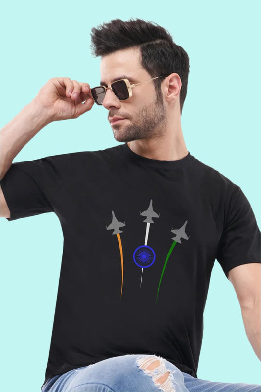 India Fighter Jet TShirt | Tricolour TShirt | Indian TShirt