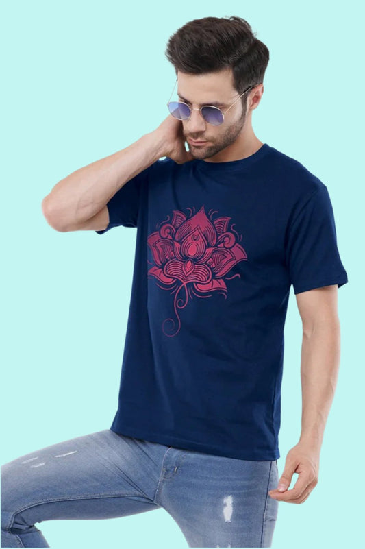 Mandala Lotus TShirt | Mandala TShirt | Yoga Wellness Series