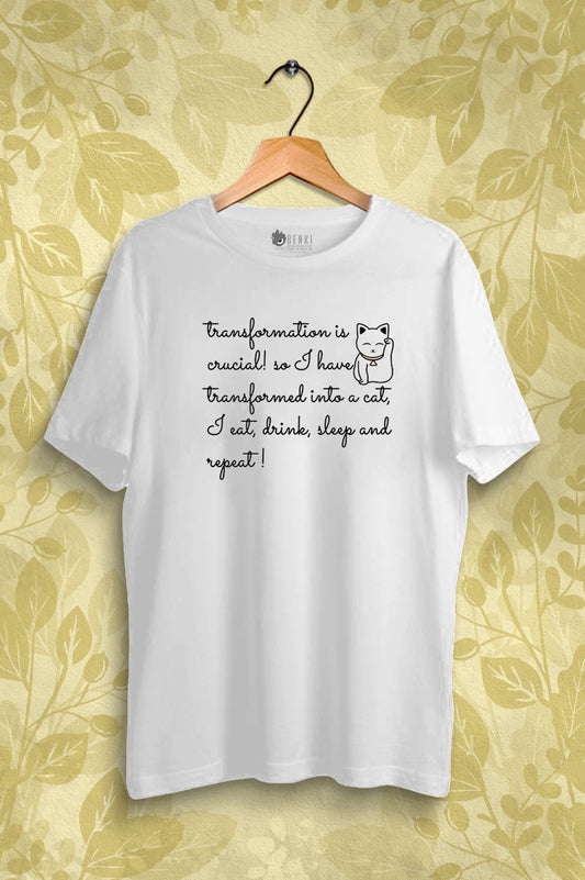 Transforming into a Cat TShirt | Cat TShirt | Animal Series