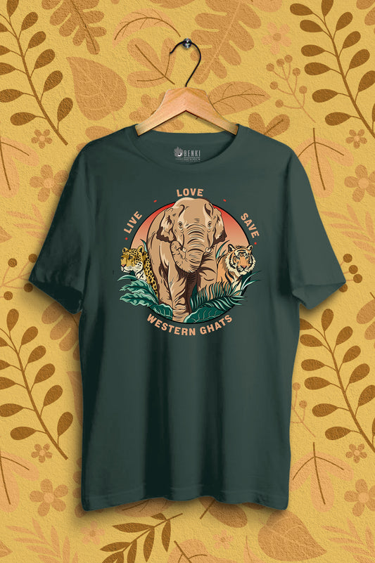 Save Western Ghats TShirt | Western Ghats TShirt | Benki TShirt