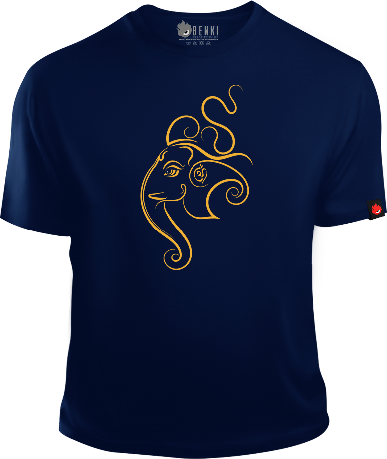 Jai Ganesha TShirt |  Lord Ganapathi TShirt | Divine Series - Benki Store