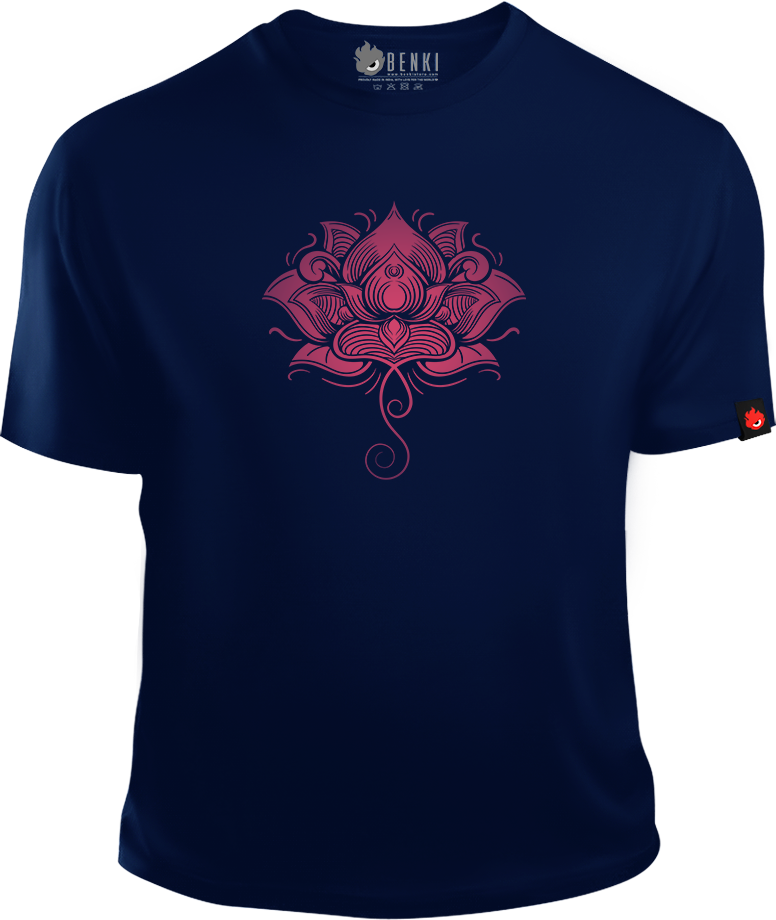 Mandala Lotus TShirt | Mandala TShirt | Yoga Wellness Series - Benki Store