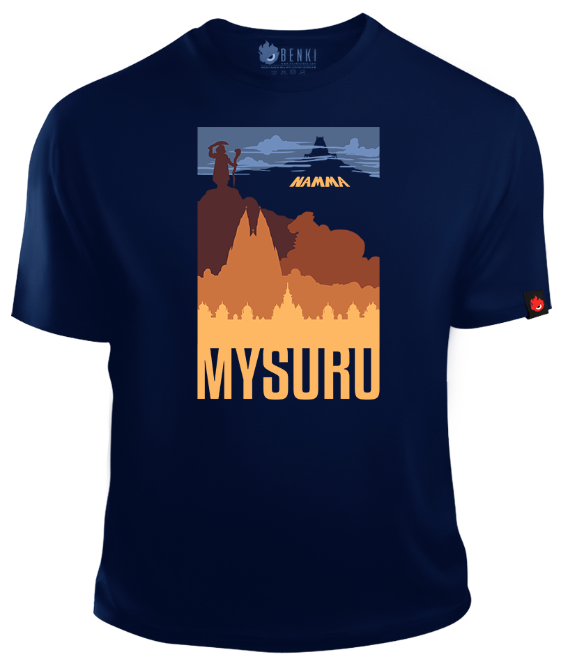 Namma Mysuru TShirt | Mysuru Heritage TShirt | Nammooru Series - Benki Store