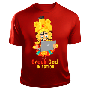 Geek God T-Shirt | Yakshagana with Dialog TShirt | Yaksha Series - Benki Store