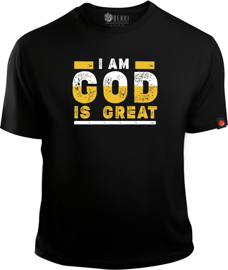 I am God, God is Great TShirt | Uppi Style | Kannada TShirt